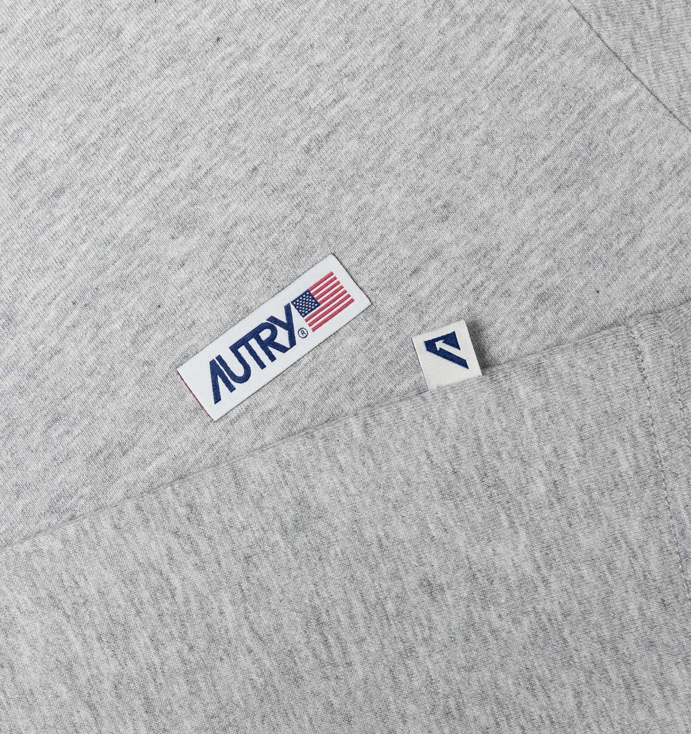 TRICOU LABEL DIN JERSEY DE BUMBAC GRI