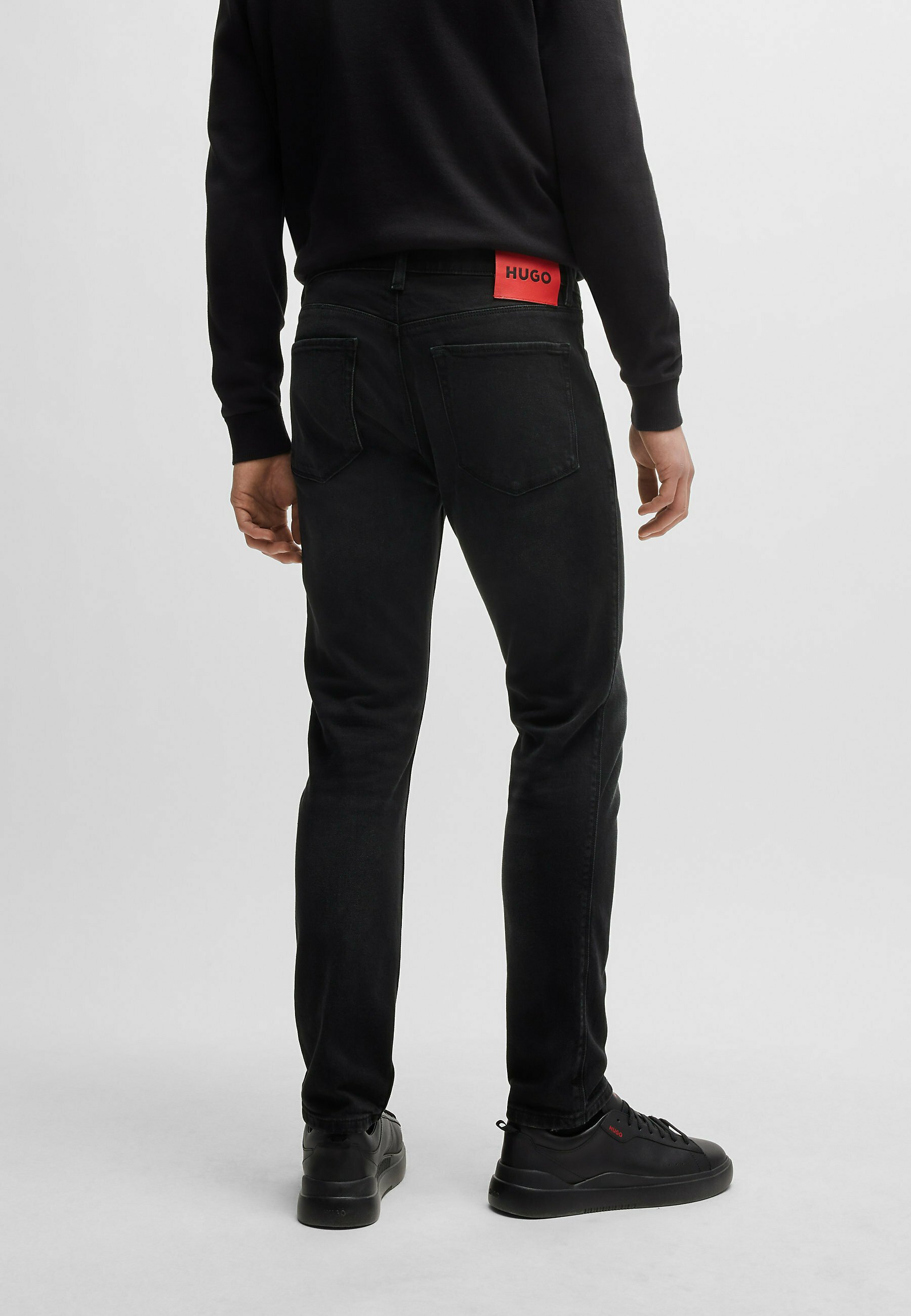 Jean HUGO coupe slim - noir cinq