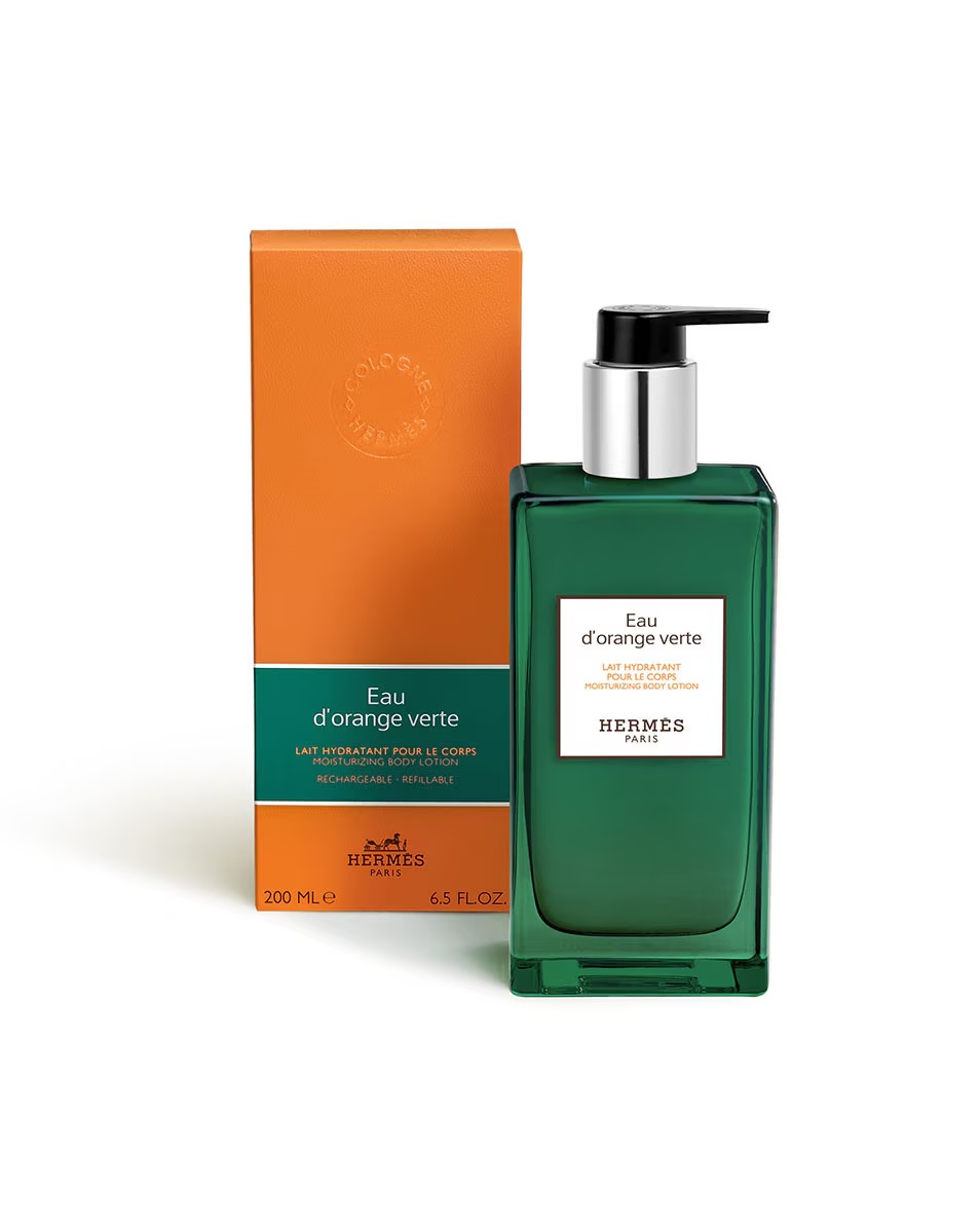 HERMÈS Le Bain Eau d'orange verte, lapte de corp hidratant