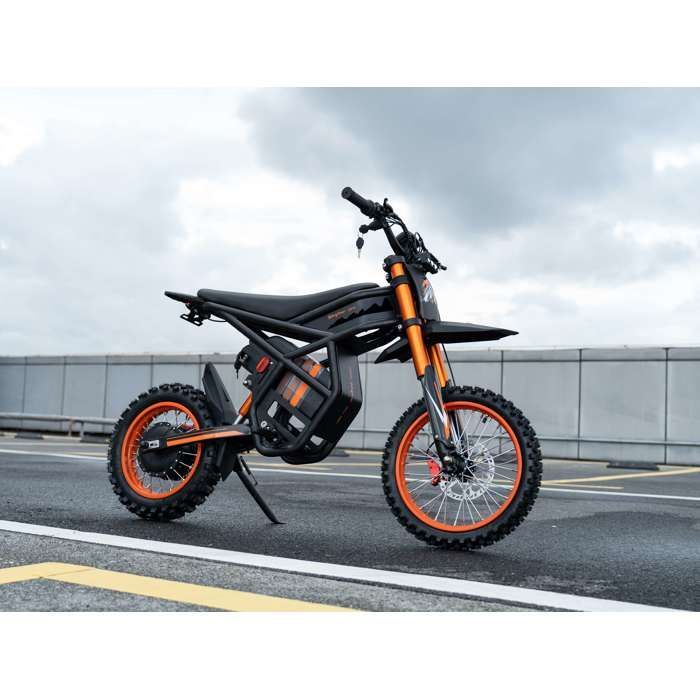 Moto Electrique Tout Terrain 2000W, Mini Moto GT54 - 48V 27Ah, Autonomie 100km, Freins Hydrauliques, Adolescents et Adultes