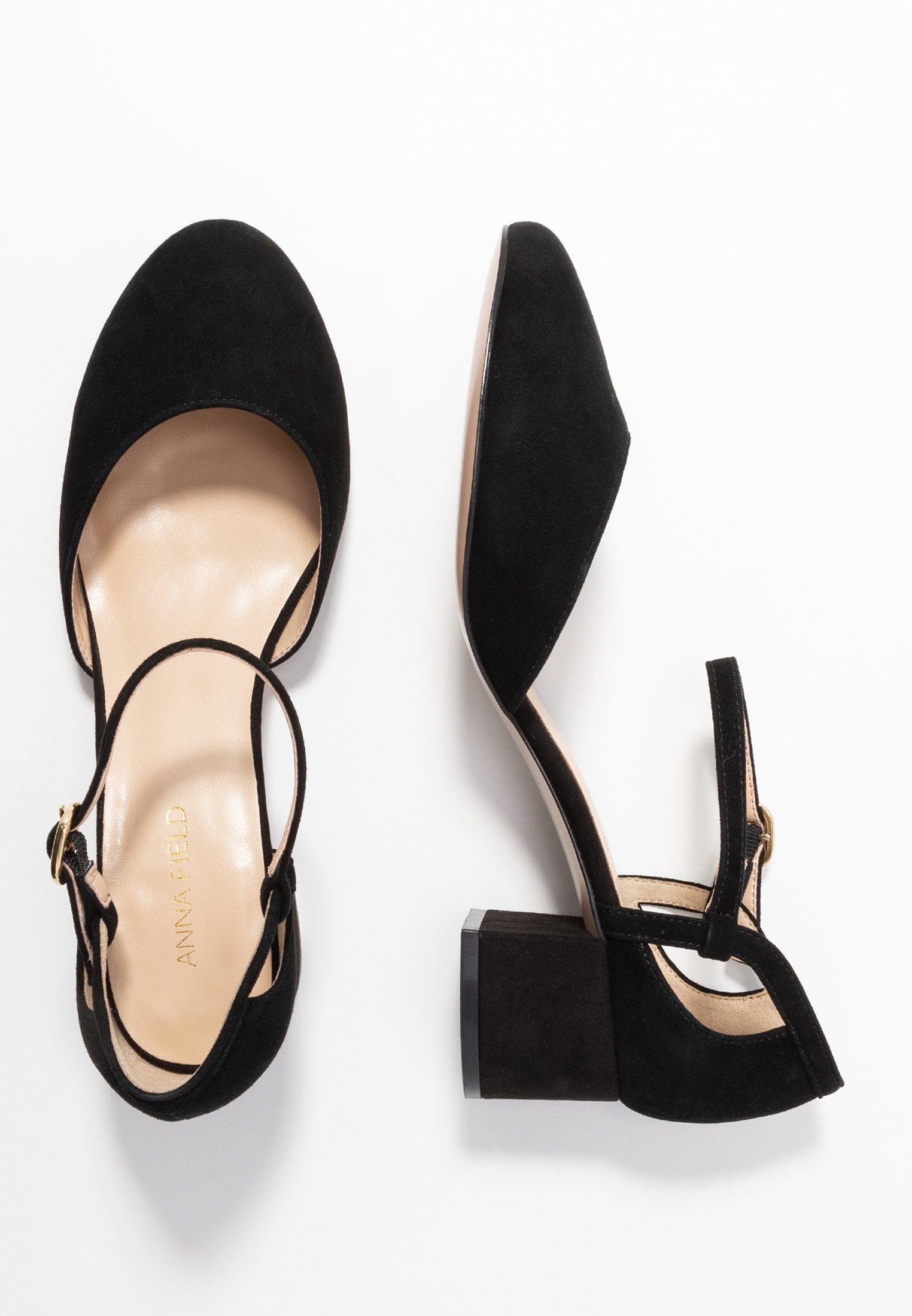 Anna Field Wide Fit LEATHER - Klassieke hakken - zwart