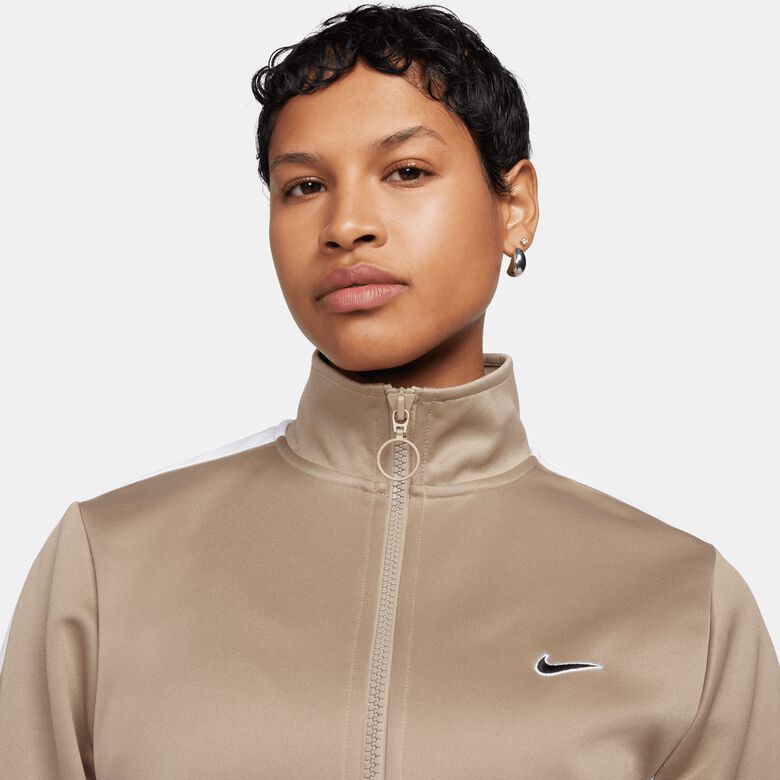 Giacca sportiva in maglia di poliestere con logo Swoosh