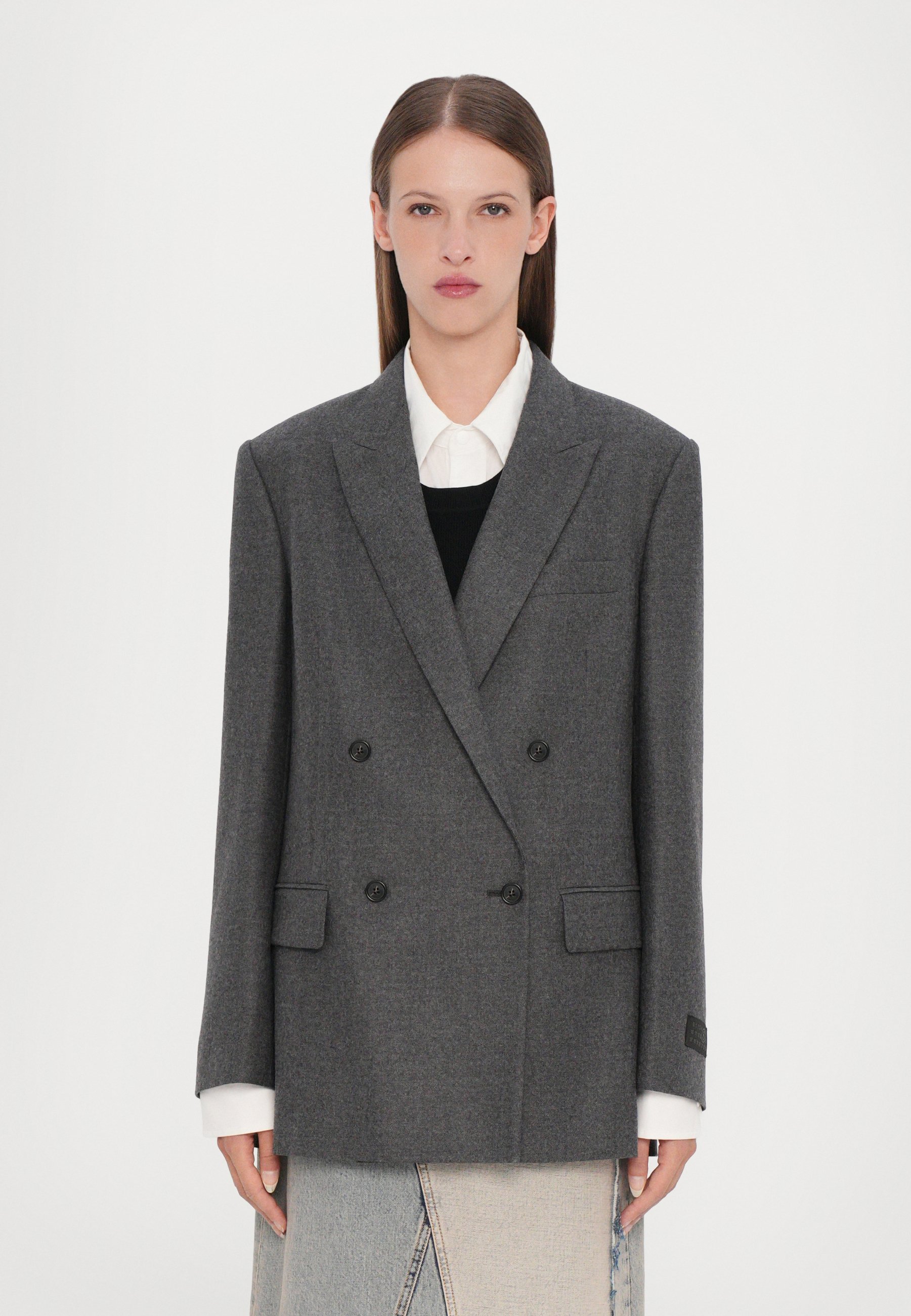 MM6 Maison Margiela TAKKI - Bleiseri - dark grey