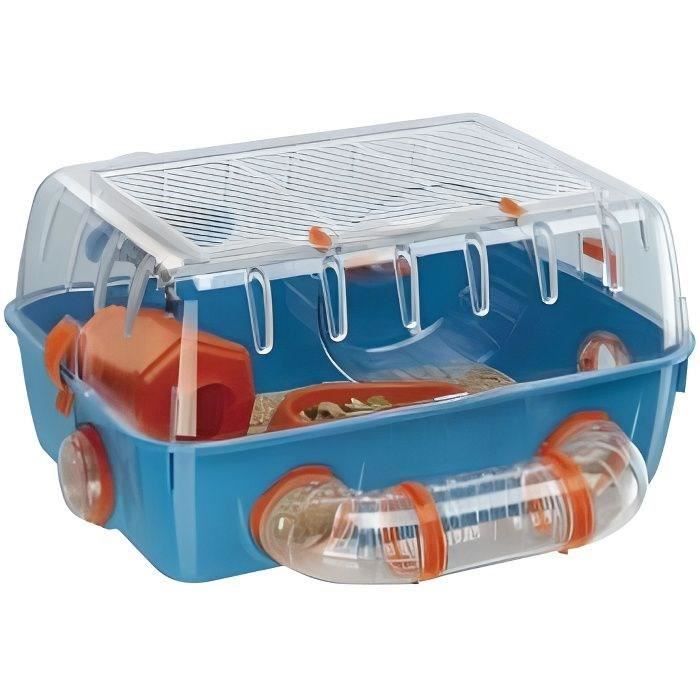Gaiola de brincar para hamsters 40,5*29,5*22,5 cm - Fabricada em plástico - FERPLAST