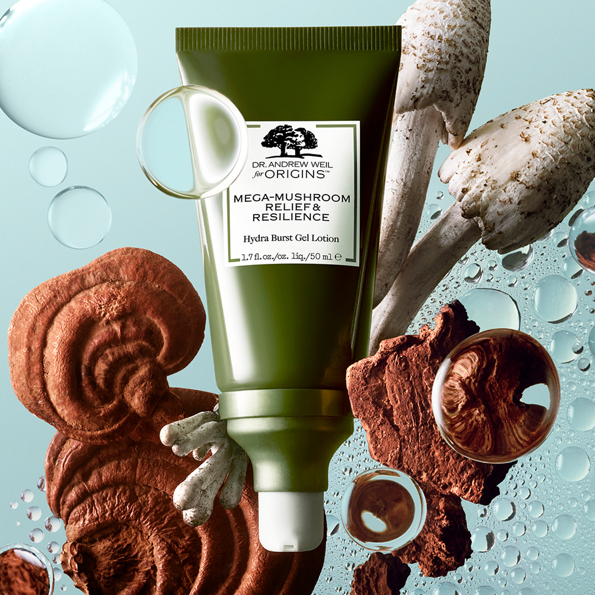 Dr. Weil Mega-Mushroom™ Relief & Resilience Hydraburst Gel Lotion 50 ml - Origins