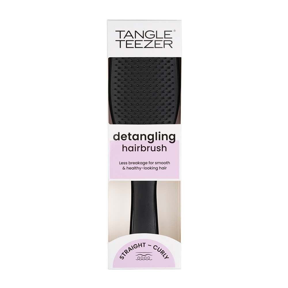 Tangle Teezer plakanās un lāpstiņu birstes, Tangle Teezer Wet Detangler – Wet Detangler Midnight Black – 1 gab.