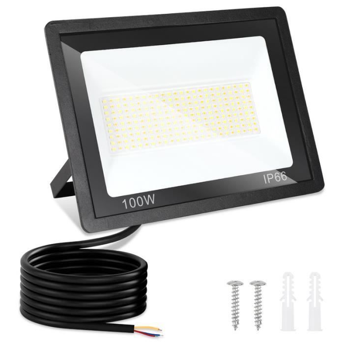 Projecteur LED - Hengda - 100W - Étanche IP66 - 7300 Lumens - 3 Couleurs 3000/4000/6500K