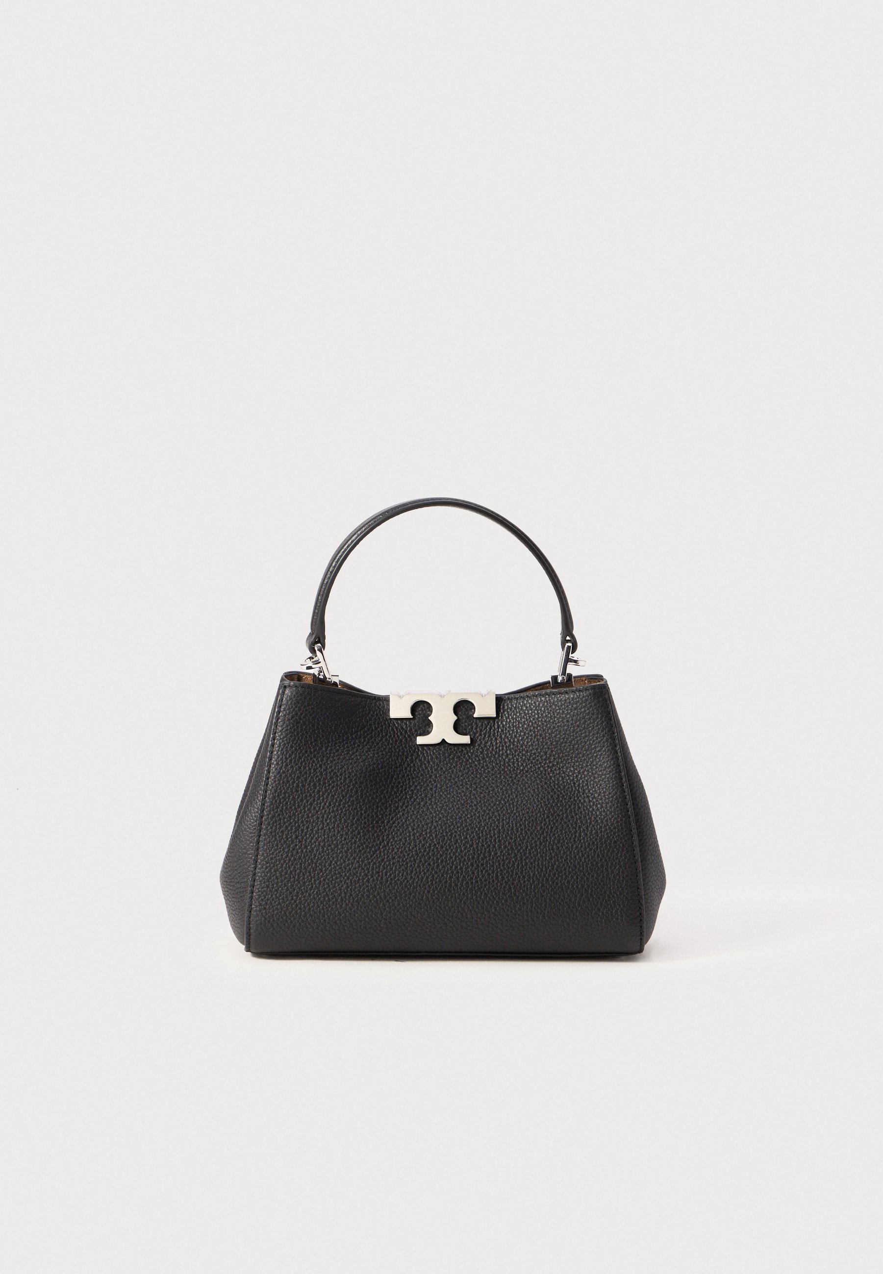 Sac bandoulière Tory Burch ELEANOR PEBBLED MINI SATCHEL - Noir
