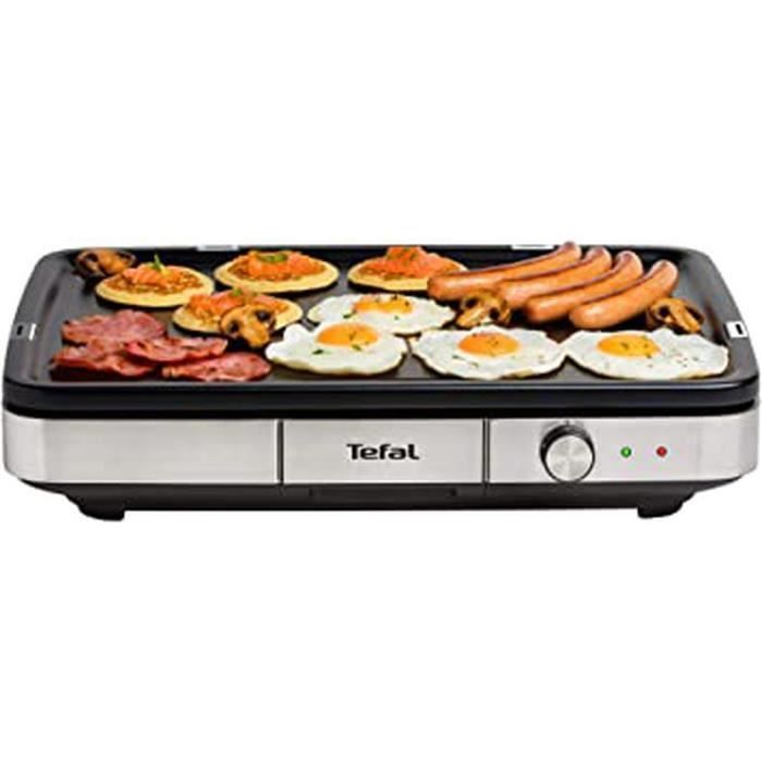 Plancha eléctrica - TEFAL - Maxi Plancha XXL - 2300 W - 1150 cm² - Interior/Exterior