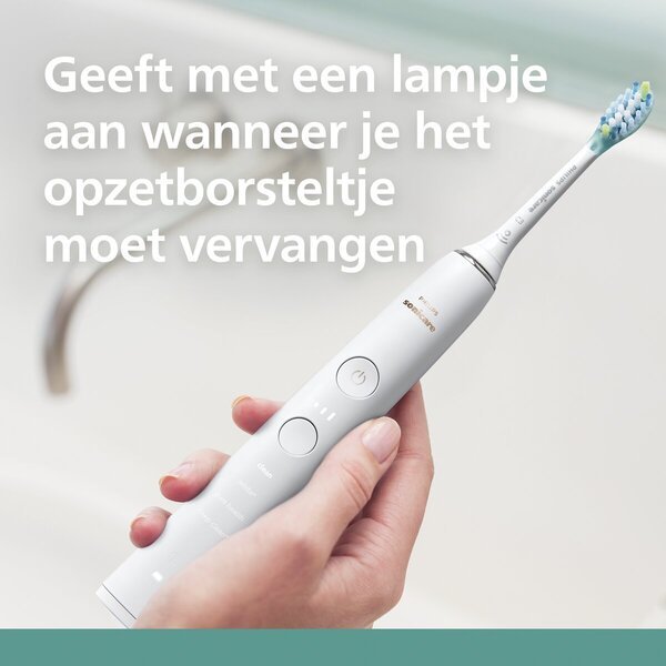 Električna zobna ščetka Philips Sonicare serije 9000 DiamondClean, bela