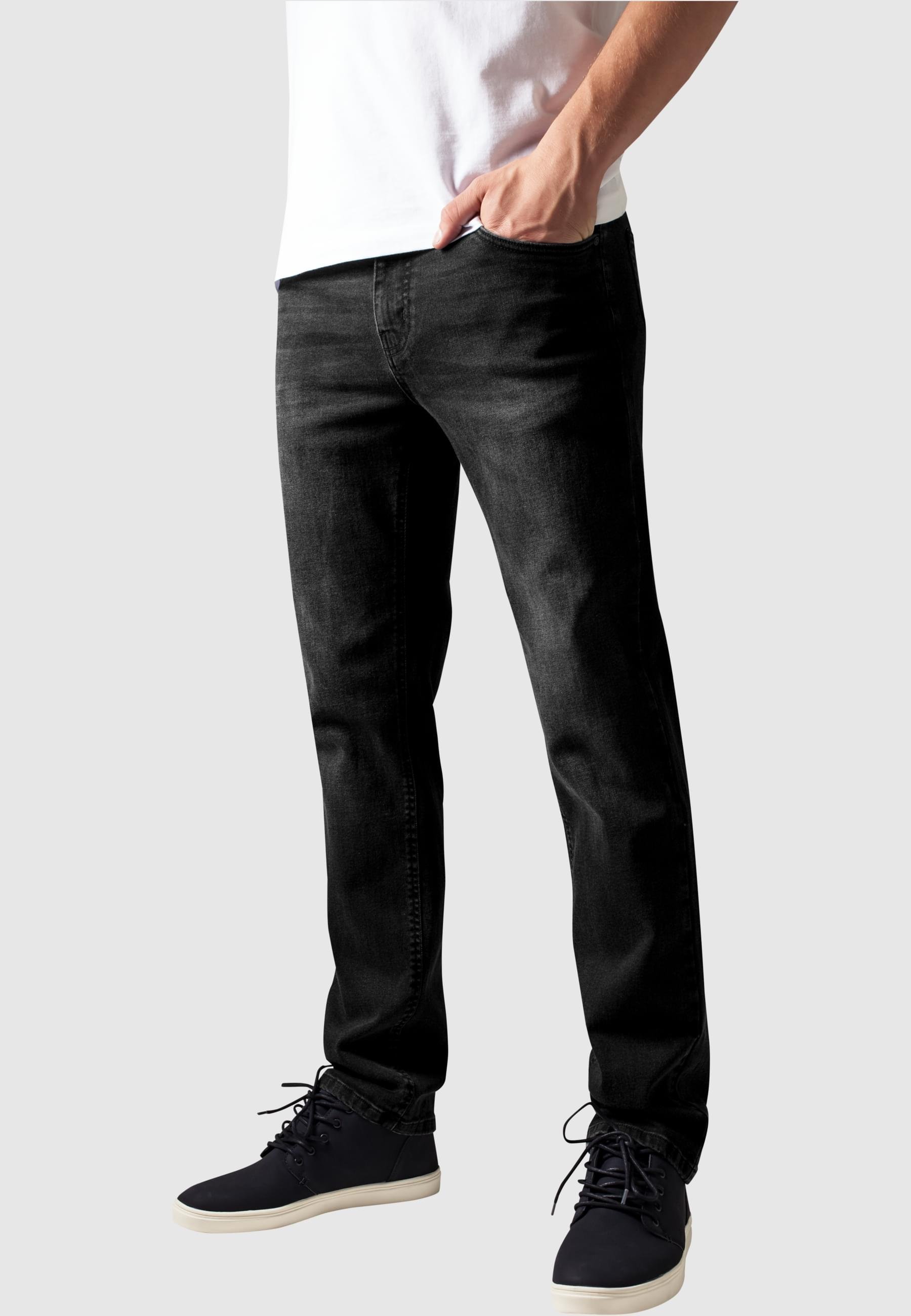 Jeans Urban Classics Slim fit - neri
