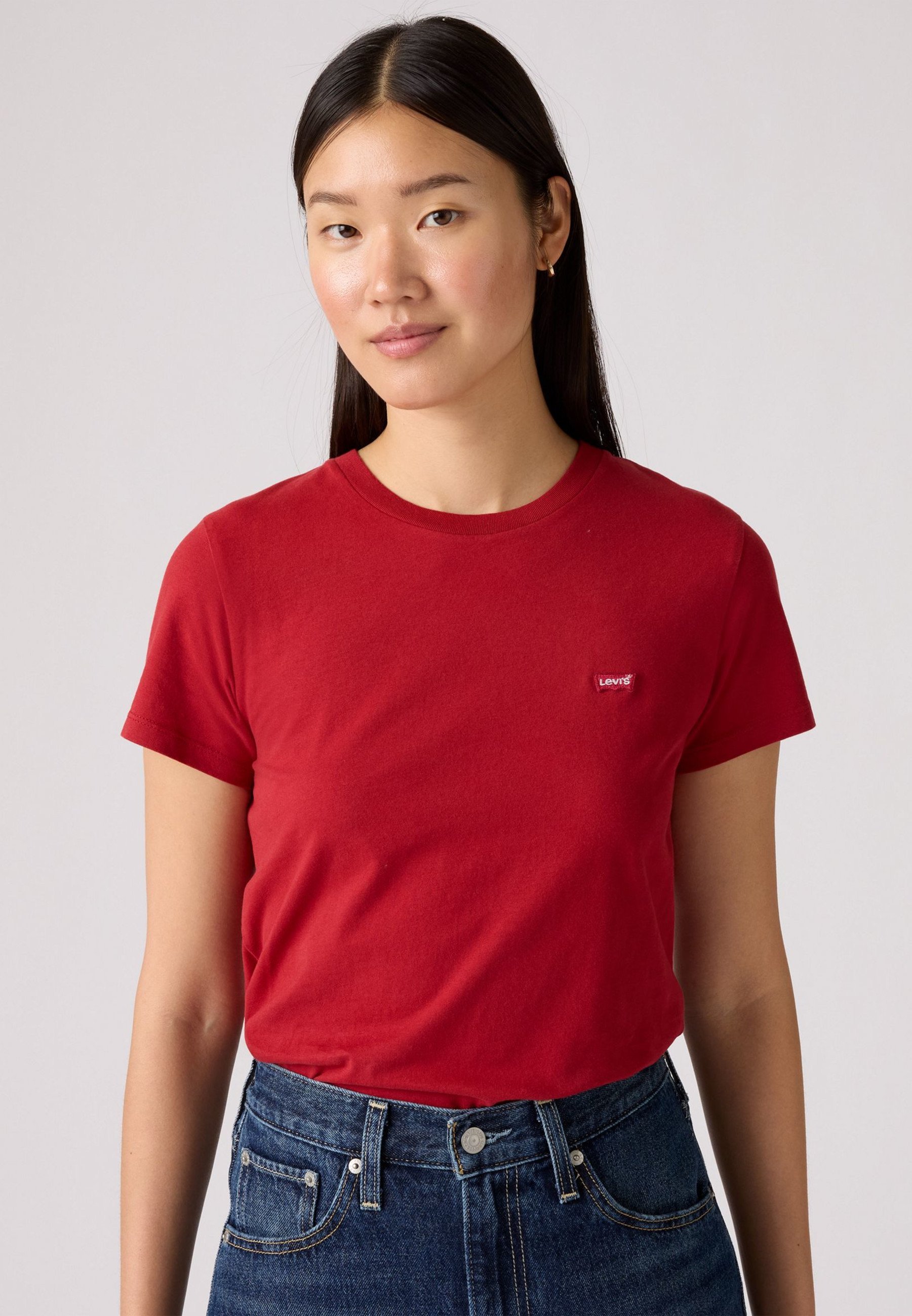 Levi's® THE PERFECT TEE - T-shirt basic - rosso ritmico