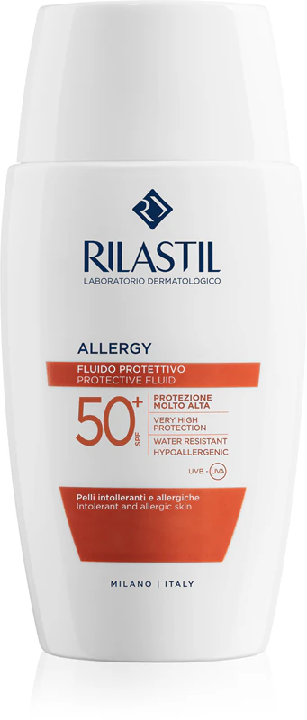 Protetor solar Rilastil Allergy para pele problemática FPS 50+