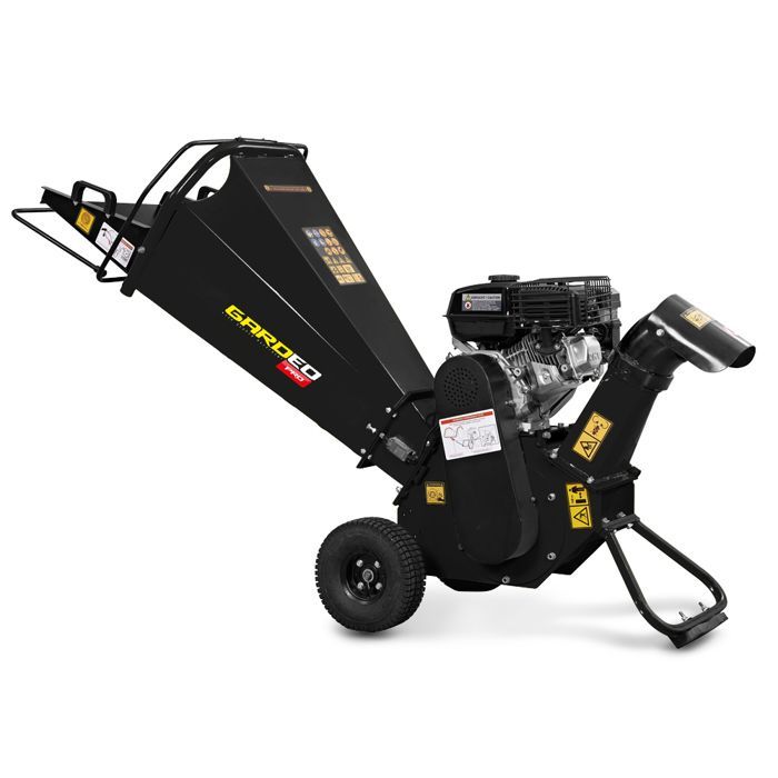 Trituradora de jardín a gasolina de 196 cc y 100 mm