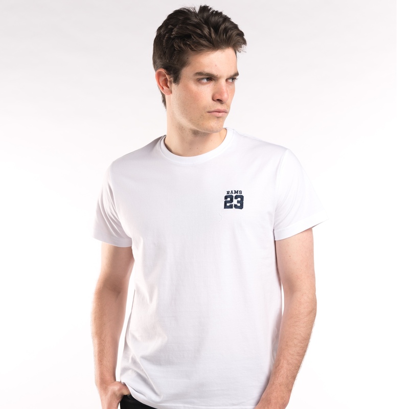  Camiseta Bordado Pequeño Rams 23