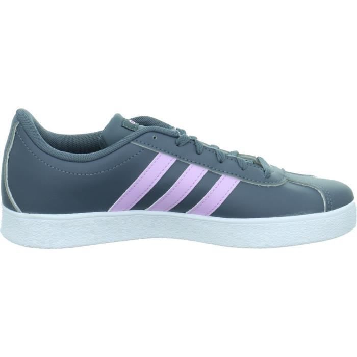 Scarpe - ADIDAS - VL Court 20 - Grigio - Adulto - Sintetico - Lacci