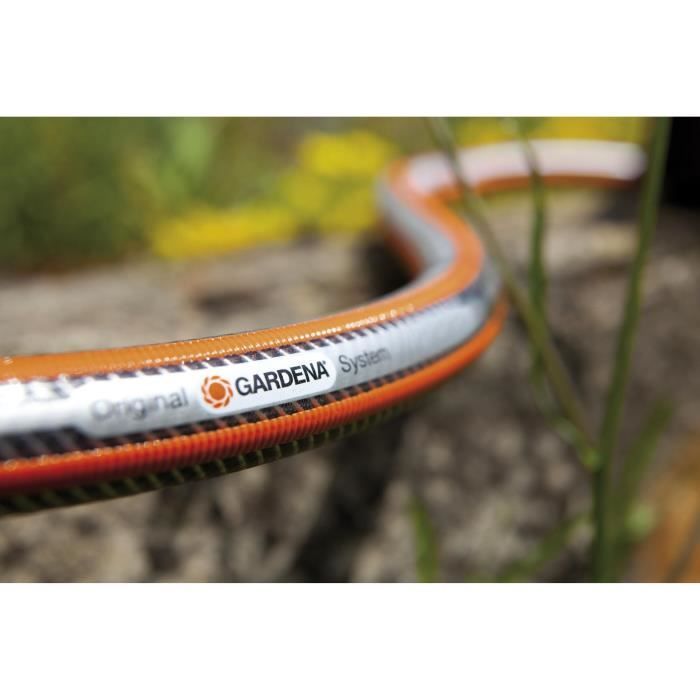 Tuyau d'arrosage GARDENA Comfort HighFLEX - Ø19mm - 25m - Anti-nœud et indéformable - Garantie 25 ans