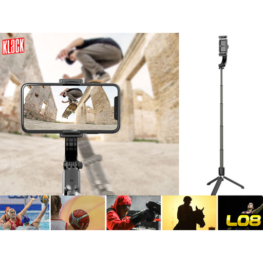 Σταθεροποιητής Selfie Stick Klack για κινητά τηλέφωνα συμβατό με iPhone, Xiaomi, Samsung, Huawei