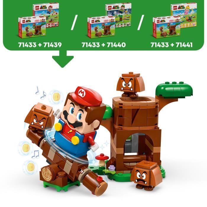 LEGO® Super Mario 71433 Terrain de jeu des Goombas - Objet collector Nintendo