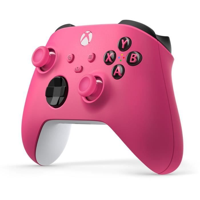 Mando inalámbrico Xbox para Xbox, color rosa intenso.
