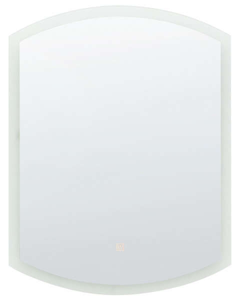 Lustro wiszące ścienne LED owalne ø 78 cm