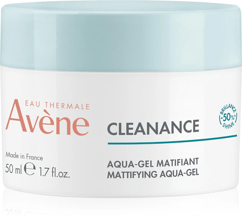 Avène Cleanance Mattifying Aqua-Gel matējošs un mitrinošs gēla krēms taukainai un kombinētai ādai.