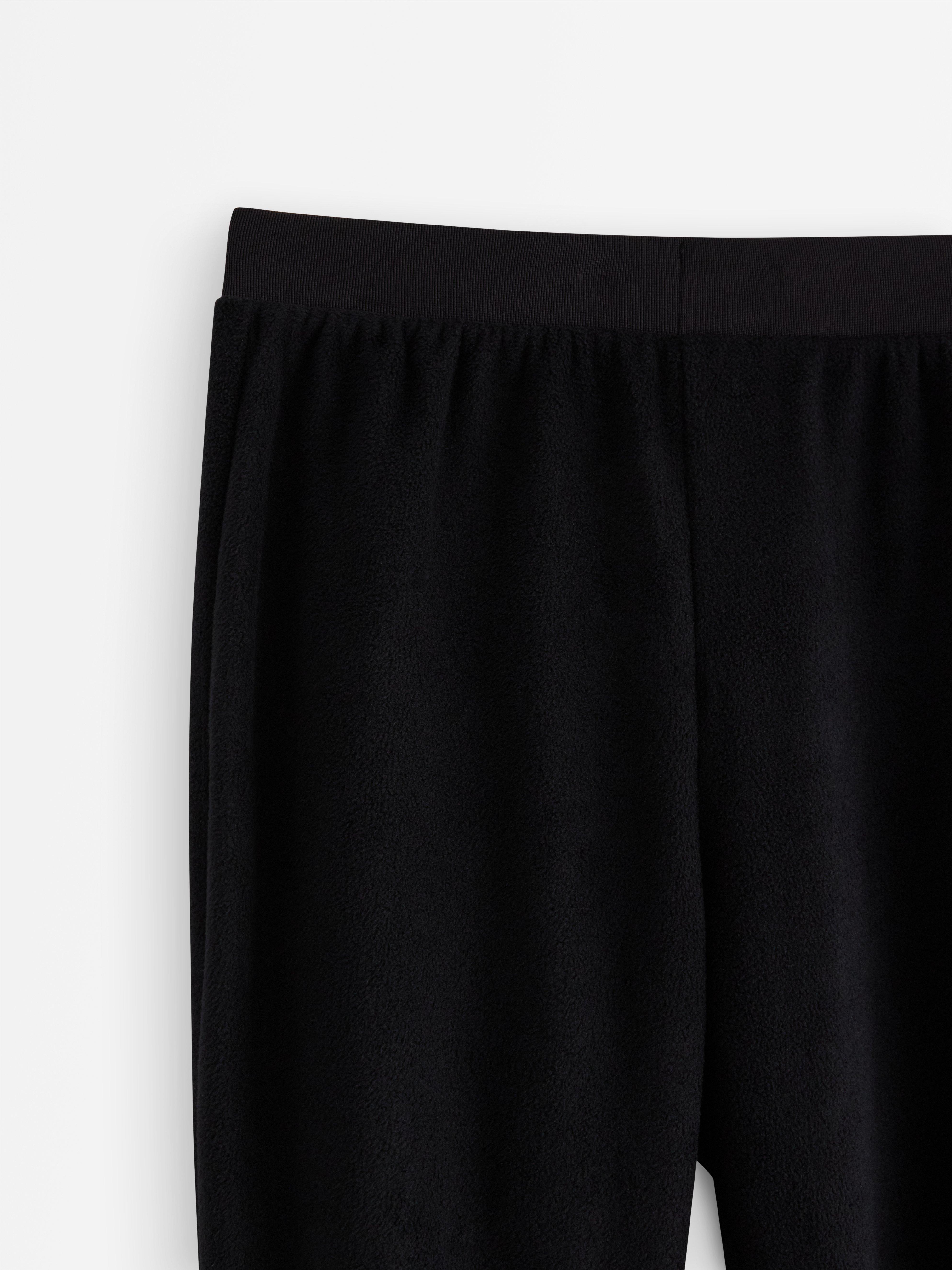 Mjukisbyxor a microfleece Black