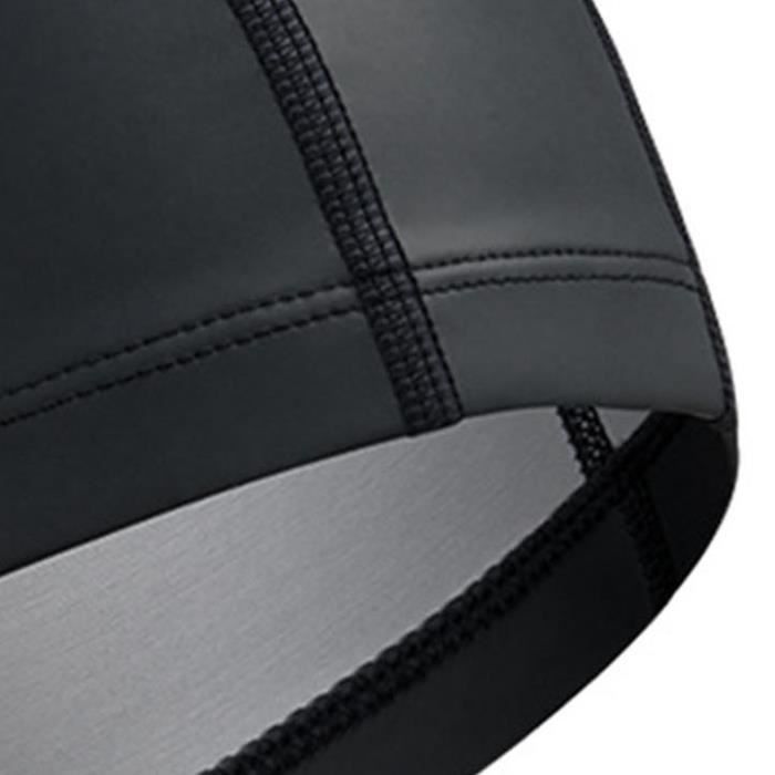 Bonnet de bain - OMABETA - Noir - Doux et confortable - Imperméable - Haute élasticité
