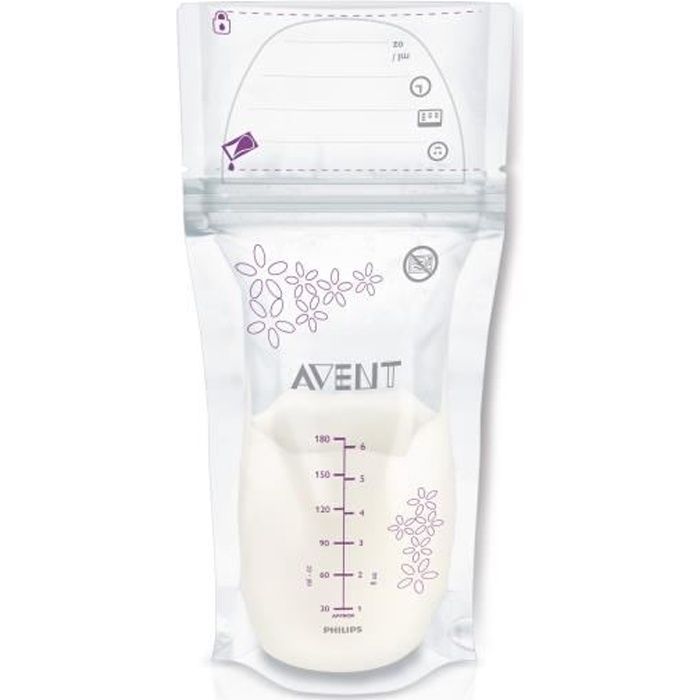 PHILIPS AVENT SCF603/25 Moedermelk Bewaarzakjes - 25 stuks