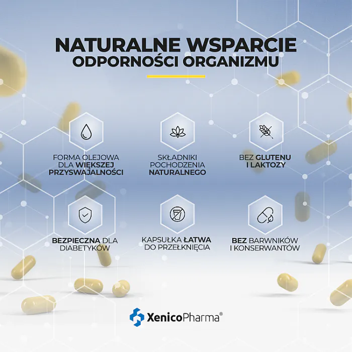 XeniVIT Witamina D Forte 180 Kapsułek