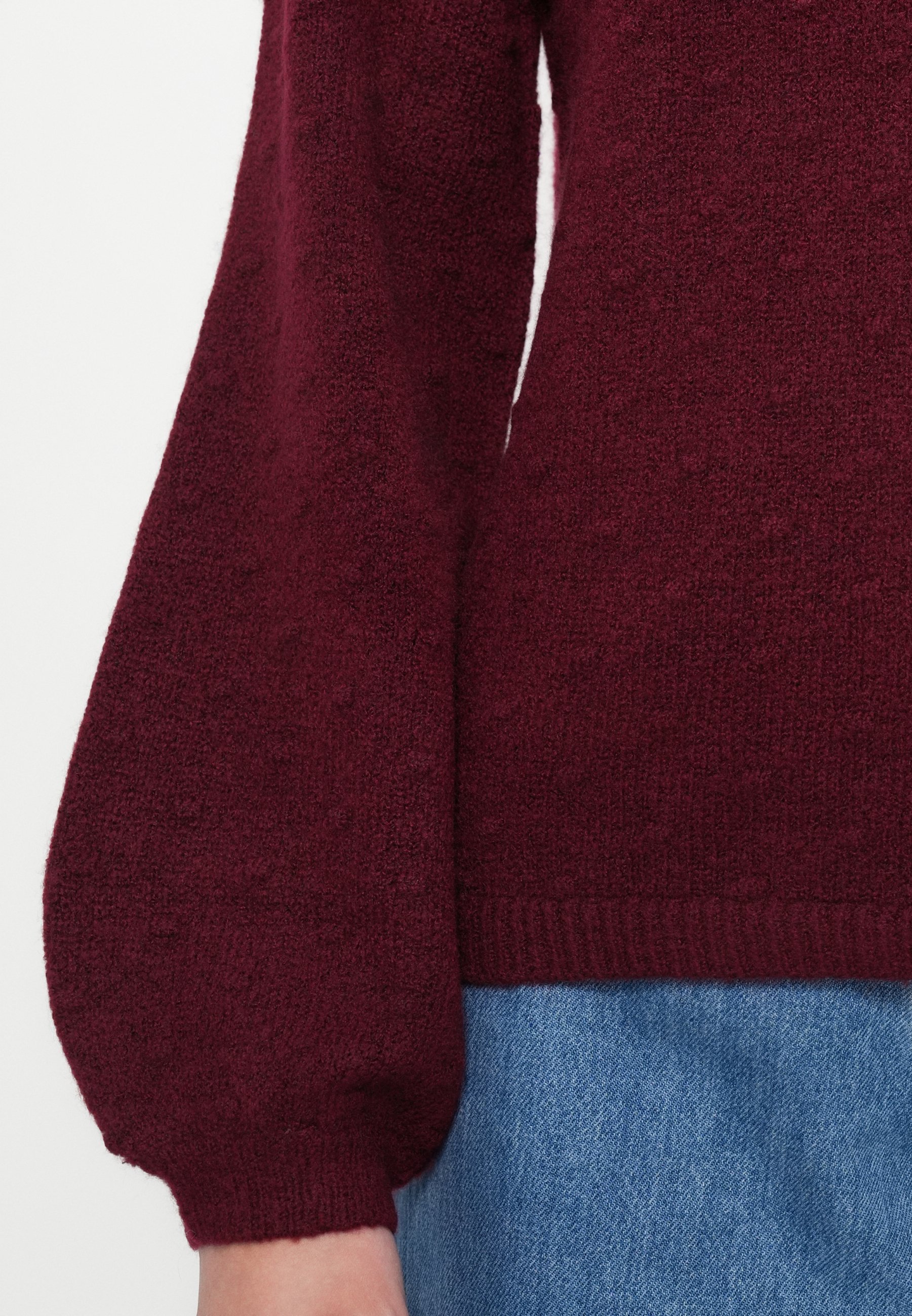 VILA VIKARAM O NECK PULLOVER - Gilet - burgundy