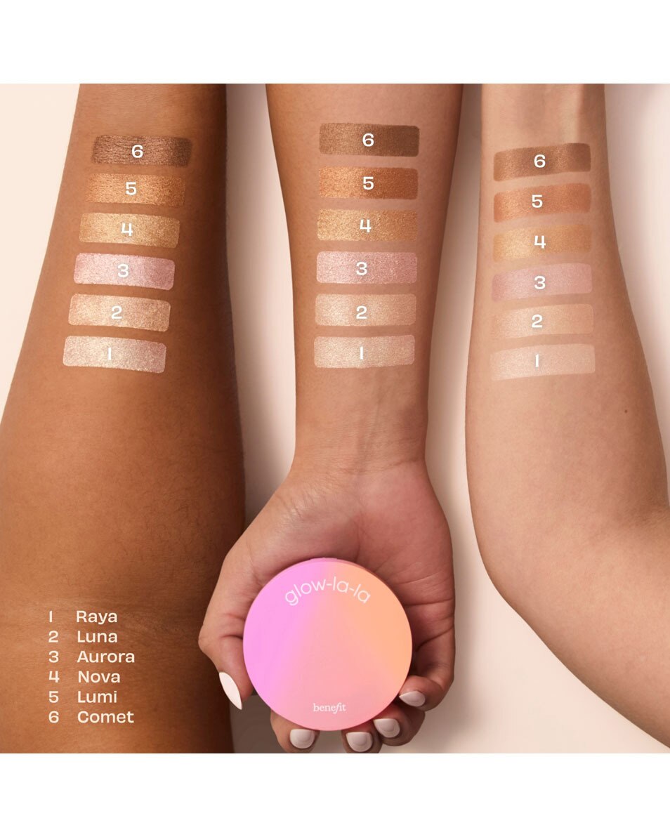 BENEFIT COSMETICS Velvet Gleam Highlighter Glow La La Highlighter