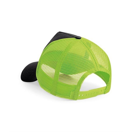 Casquette/visière Beechfield taille moyenne, respirante, en maille abeille