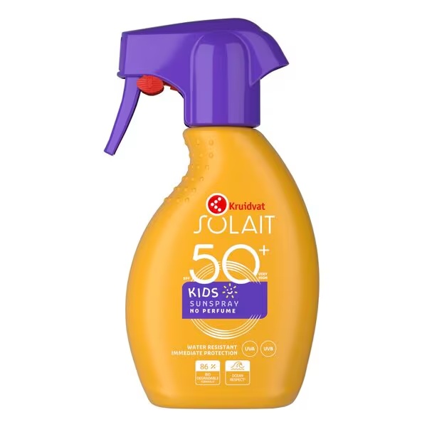 Kruidvat Solait Kids SPF50+ saules aizsargsprejs bērniem<br>250ml