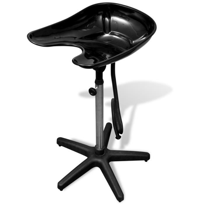 Lavabo de salón vidaXL negro