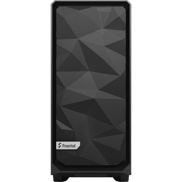 FRACTAL DESIGN – Meshify 2 Kompakt-PC-Gehäuse, Schwarz, geschlossene Seitenwand