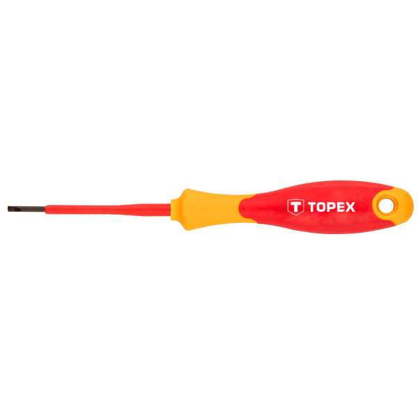 Wkrętak płaski 1000V, 2.5x75 mm, CrMo TOPEX 39D470