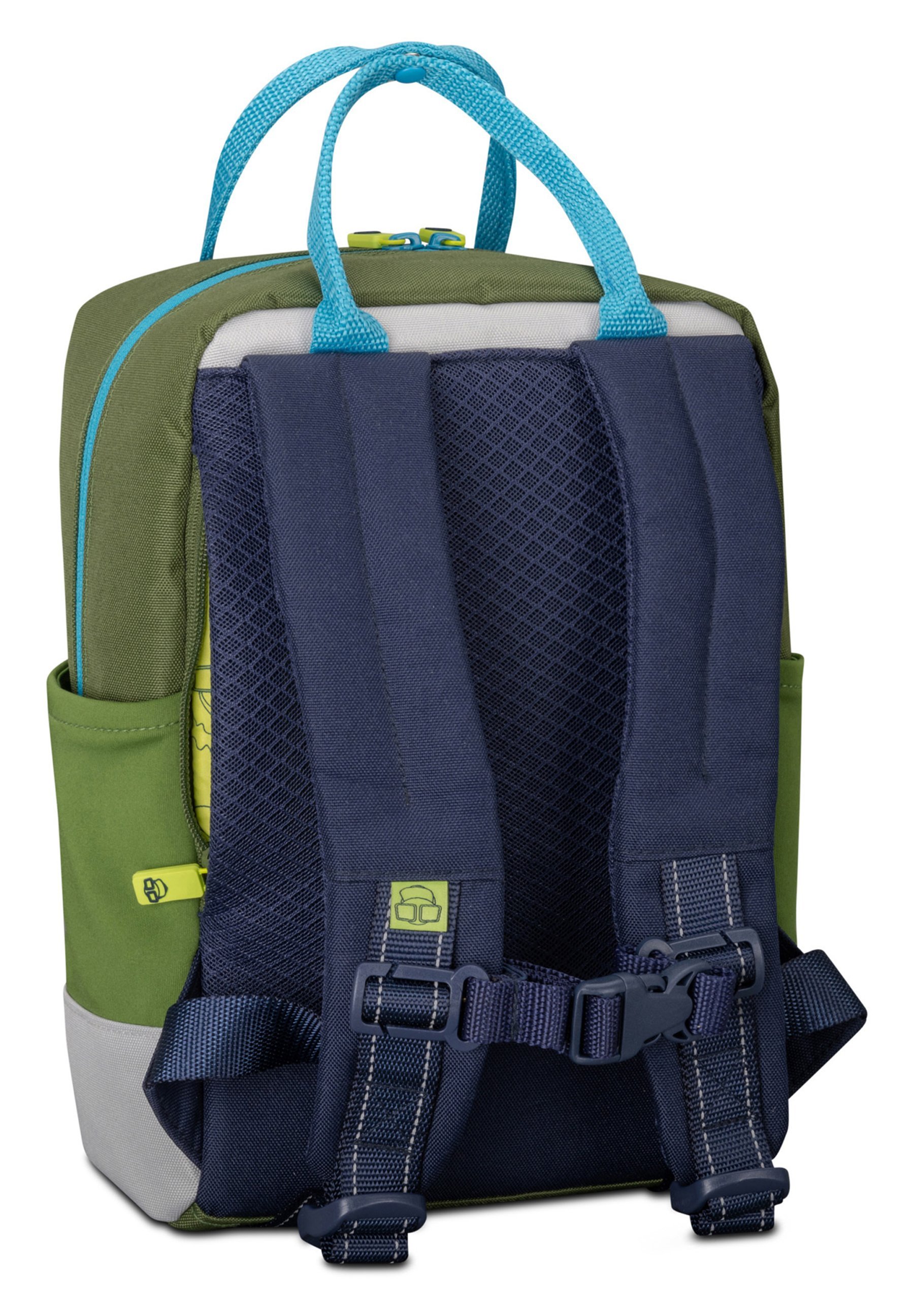 Johnny Urban LINUS JUNIOR - Schooltas - groenblauw
