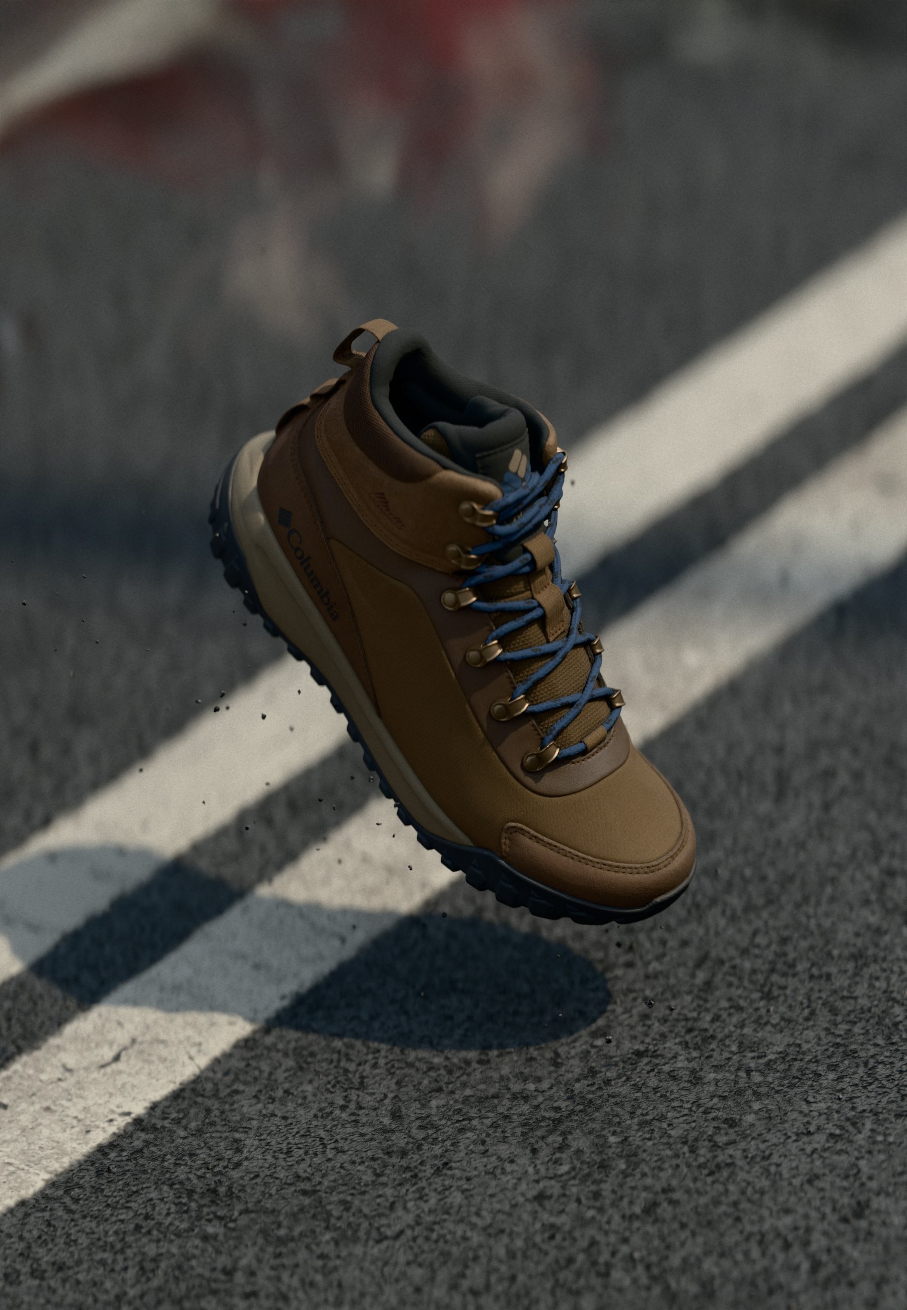 Columbia BURNSIDER WATERPROOF - Žygio batai - tamsiai rudi/tamsiai kalnų