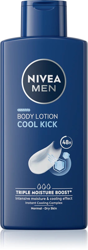 NIVEA MEN Cool Kick mitrinošais ķermeņa pieniņš