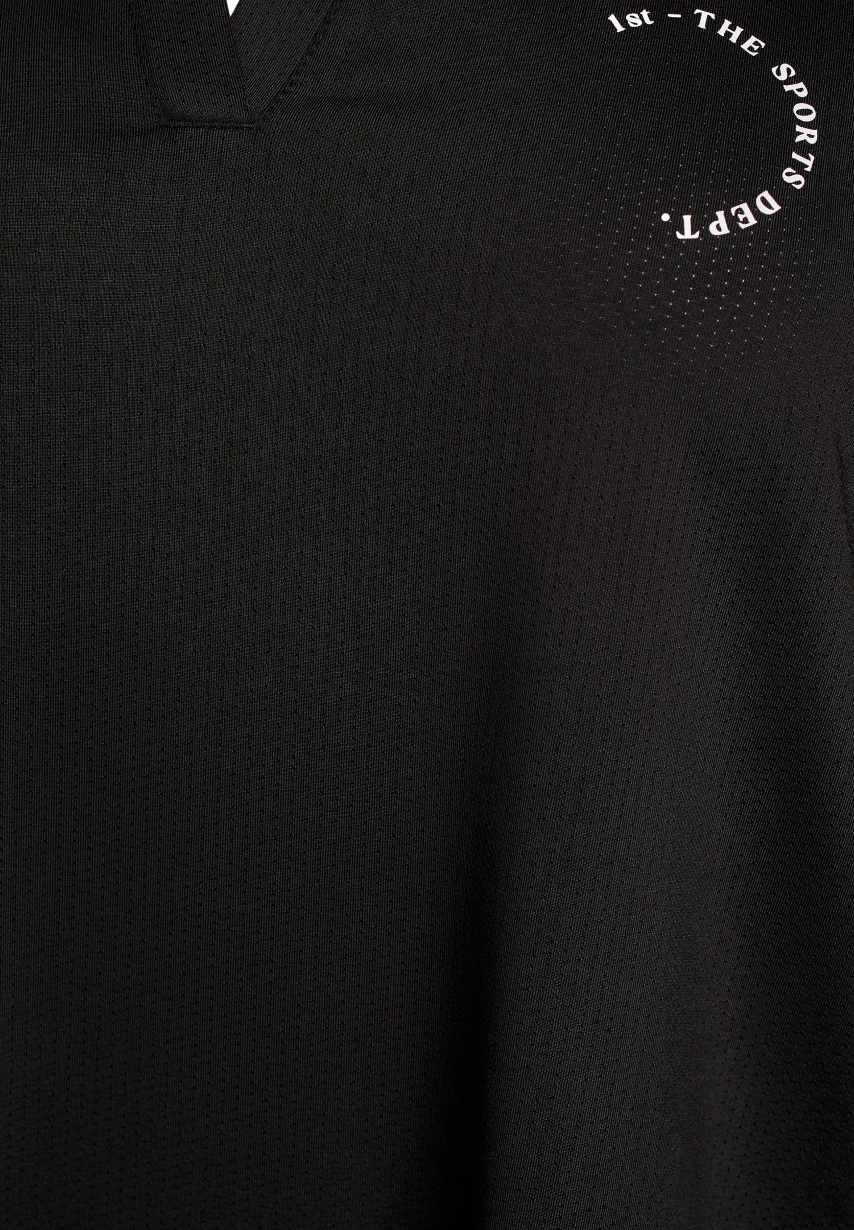 Active by Zizzi - Polo Liliches à rayures - noir