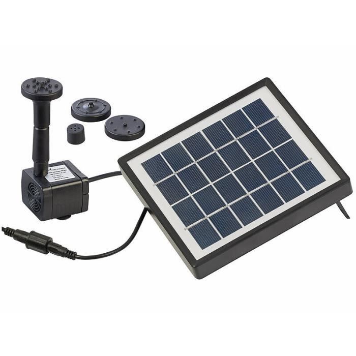 Fuente solar para estanque Royal Gardineer - Con 7 boquillas intercambiables