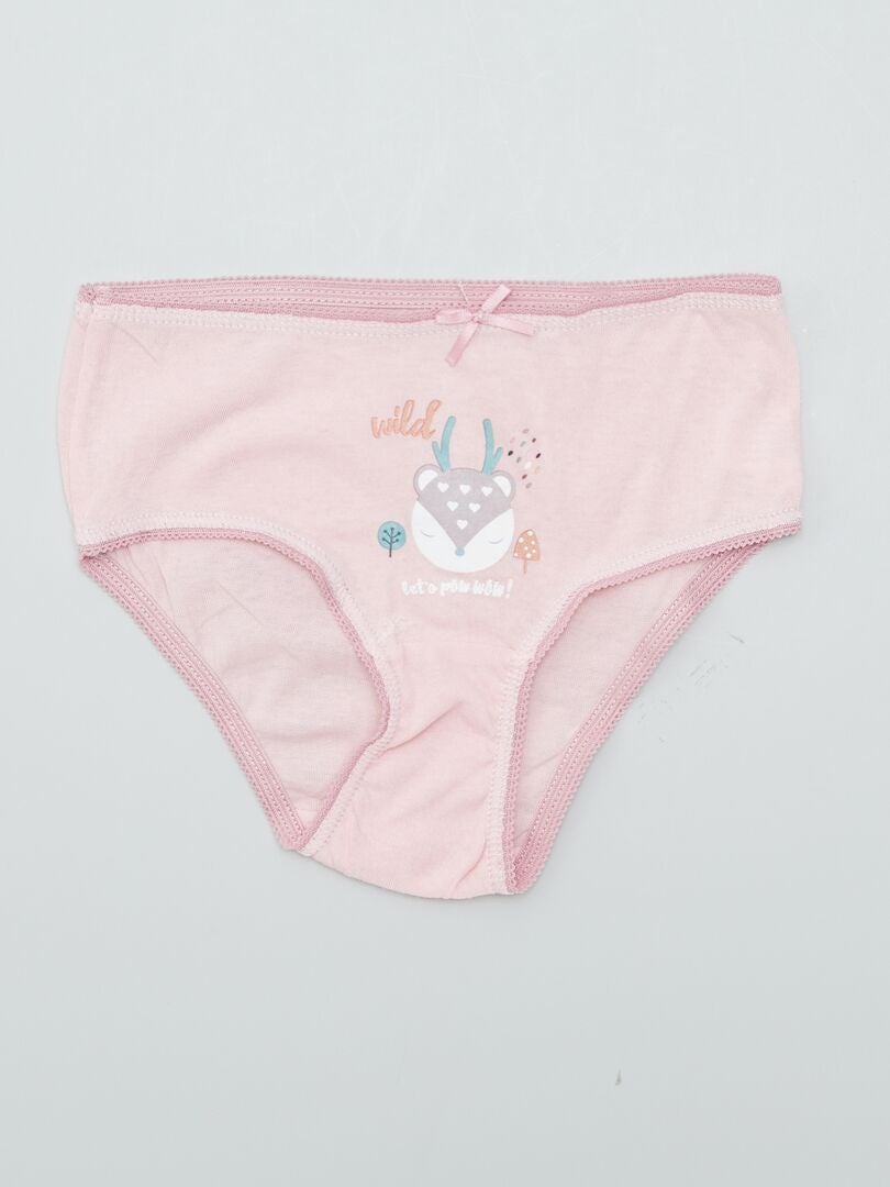 Set van 5 katoenen slips - GROEN