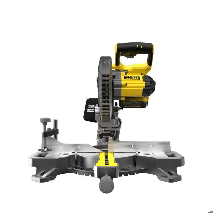 STANLEY FATMAX V20 SFMCS701M1-QW 190mm Cordless Radial Mitre Saw with 1 x 18V 4.0Ah Battery and 1 x 40-Tooth Blade