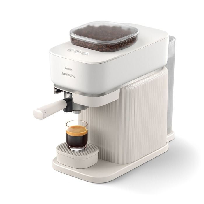 Philips Baristina BAR300/00 espressomachine met ingebouwde molen, 122,8 W, wit