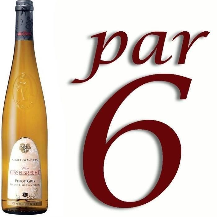 Gisselbrecht 2021 Pinot Gris Grand Cru Frankstein - Vino blanco de Alsacia x6