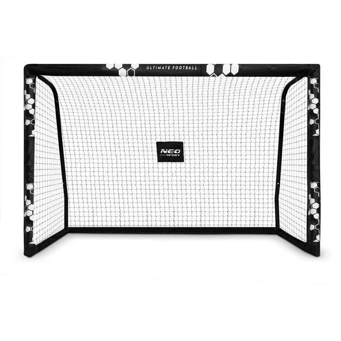 Fotbollsmål - JANSHOP - 300x200x120 cm - Hexagon - Högkvalitativt stål - Slitstarkt nät - Enkel montering - Lättvikt