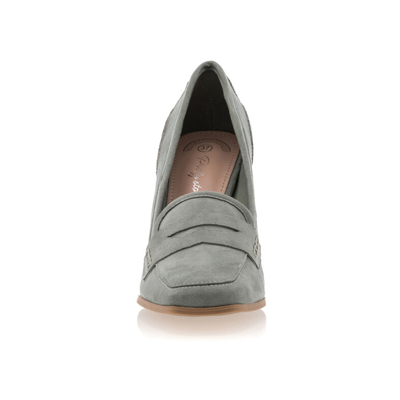 Grønne loafers/båtsko til dame