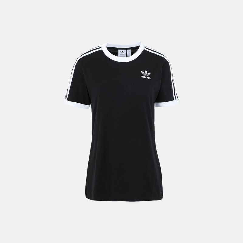 Damtröja Adidas W 3S BF T SVART/VIT