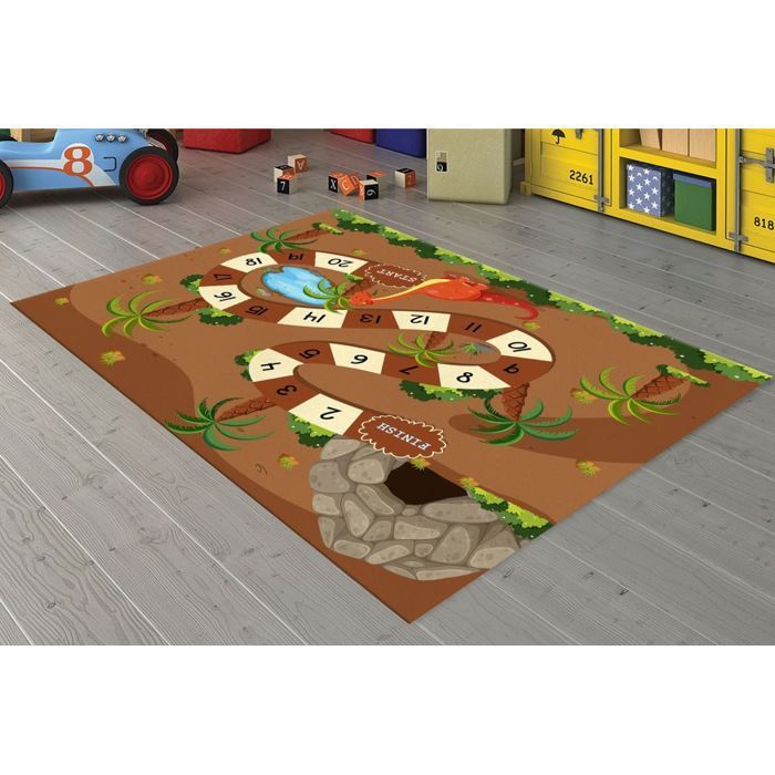 Children's bedroom rug 120x160 cm Polyester Forest Game